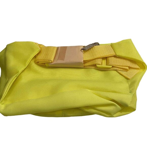 Vintage 1980's T. A. Trends Bright Yellow Fanny Pack Funny Bags tote 8 x 4 X 3 - Picture 3 of 4
